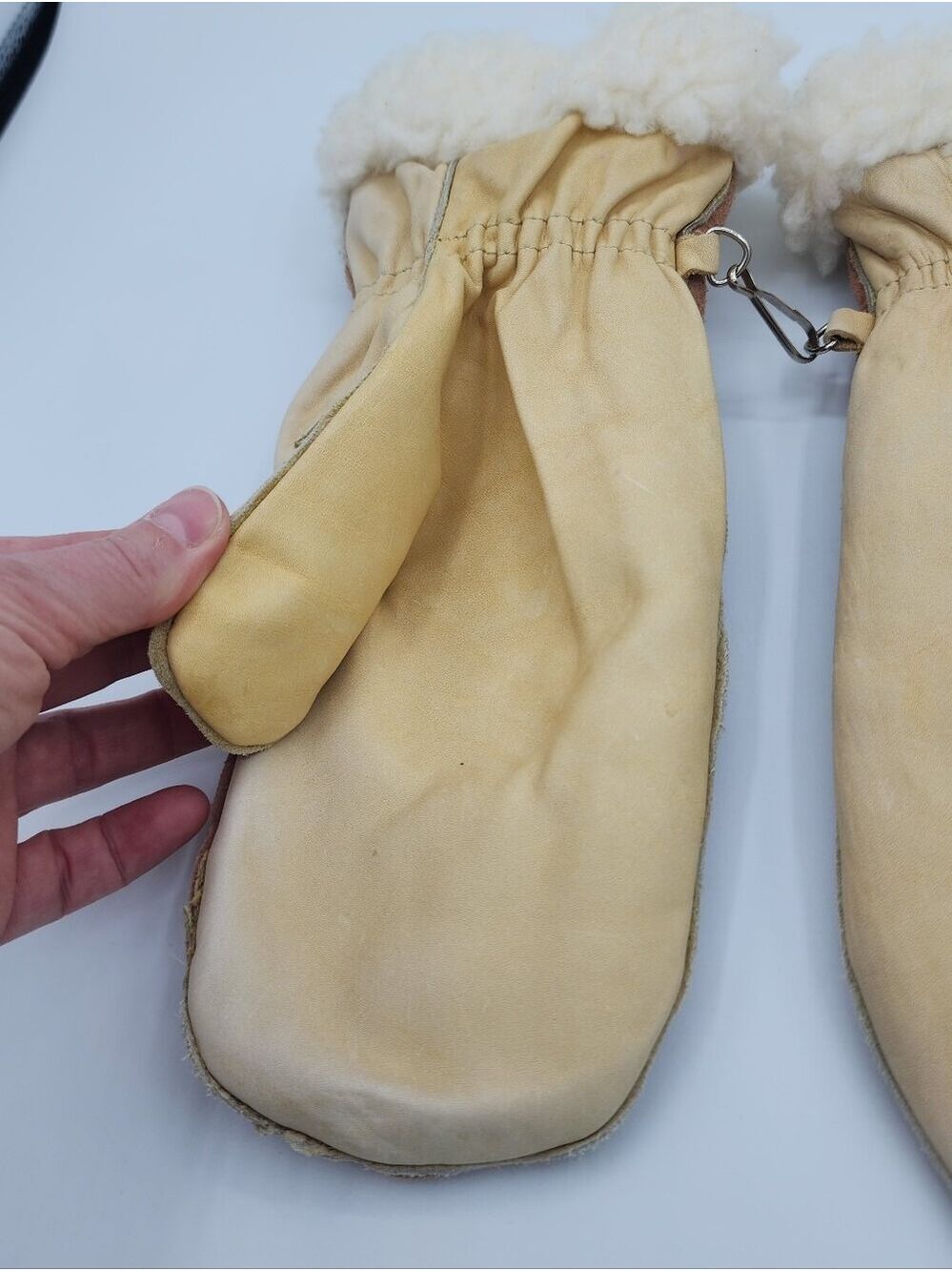 Vintage Leather Suede Mittens NWT #2958 - Picture 6 of 13